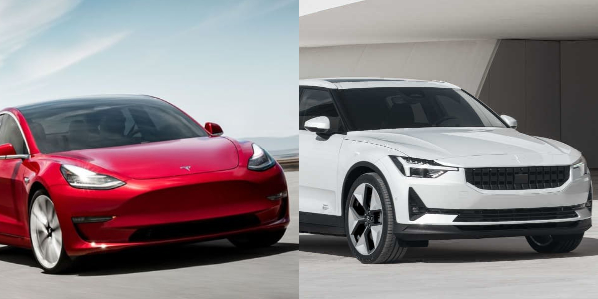 Tesla Model 3 vs. Polestar 2 (Test 2023): Duell der elektrischen